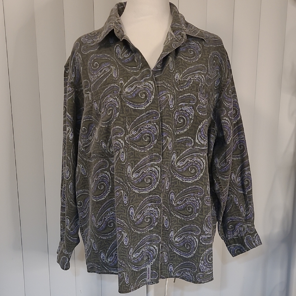 Royal Robbins Paisley Button-Up Shirt